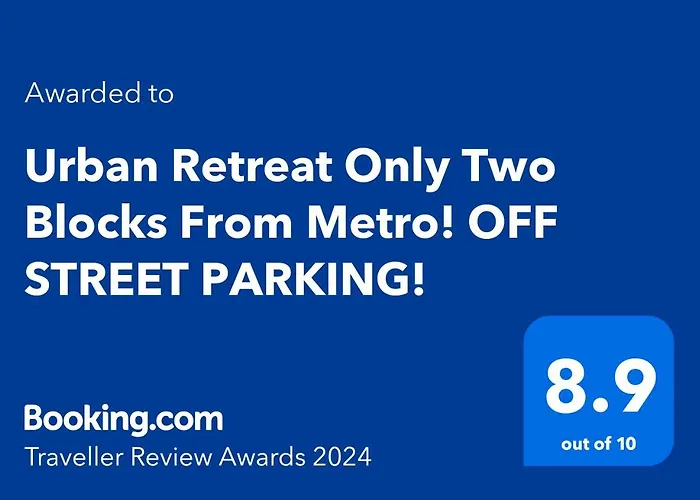 Urban Retreat Basement Studio Only Two Blocks From Metro! Off Street Parking!